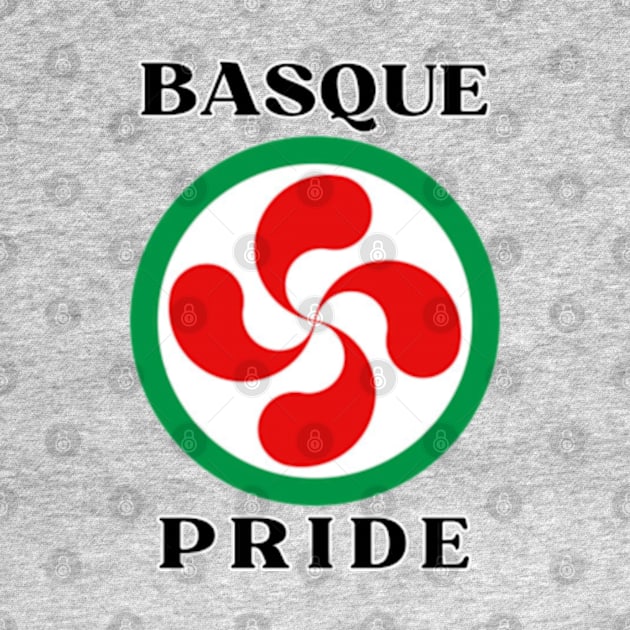 Basque Pride - Lauburu The Basque Cross by Desert Owl Designs